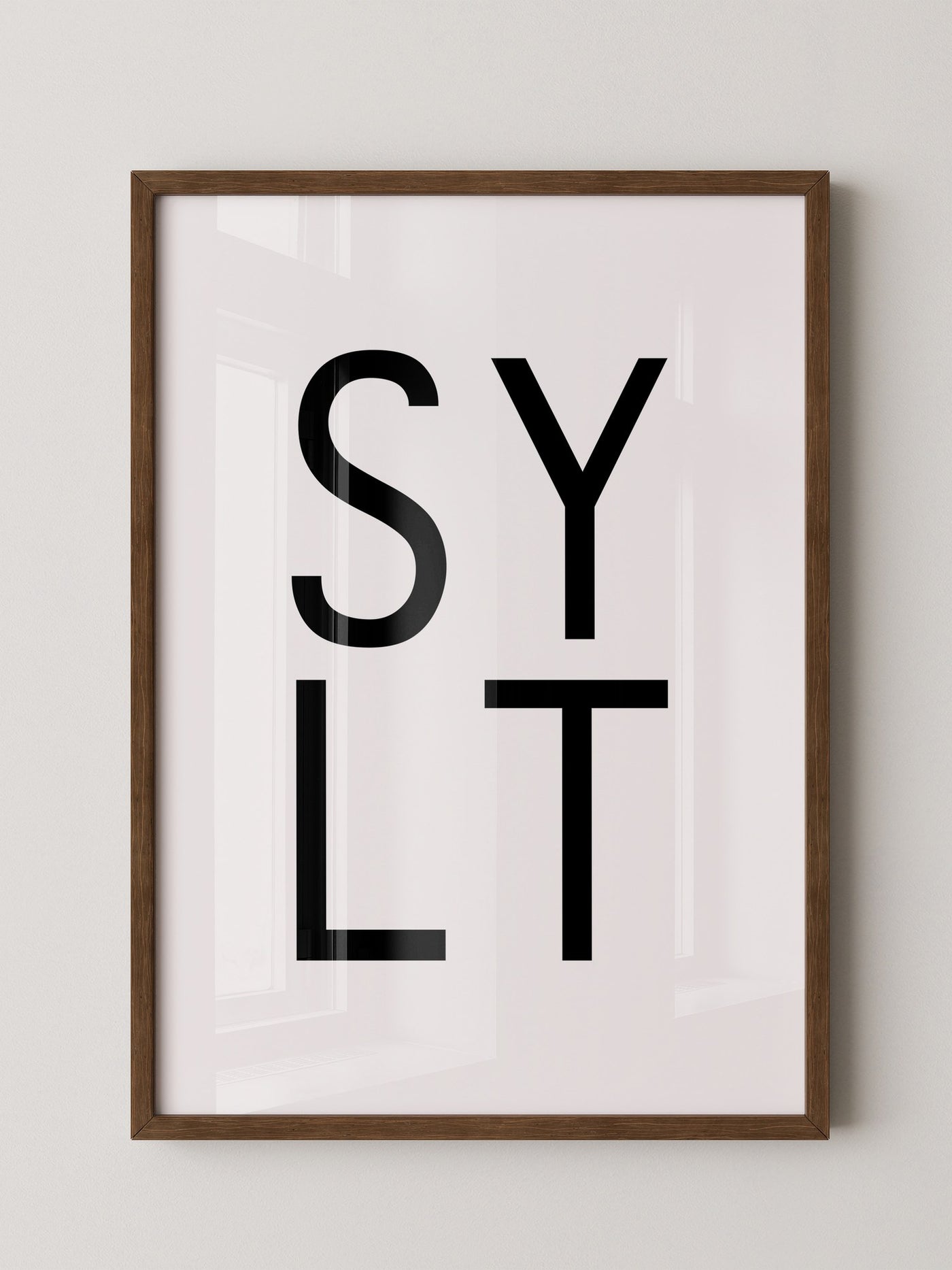 SYLT Typografie minimalistisch