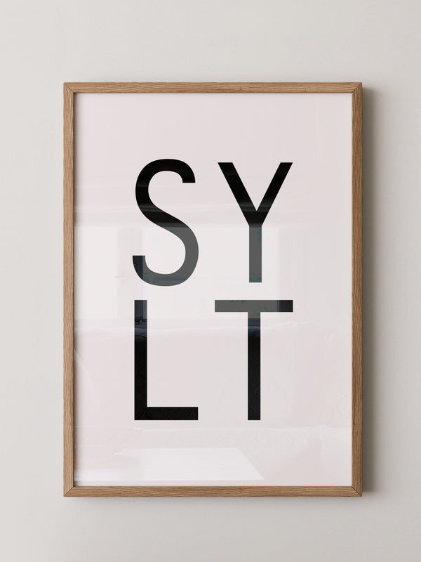 SYLT Typografie minimalistisch