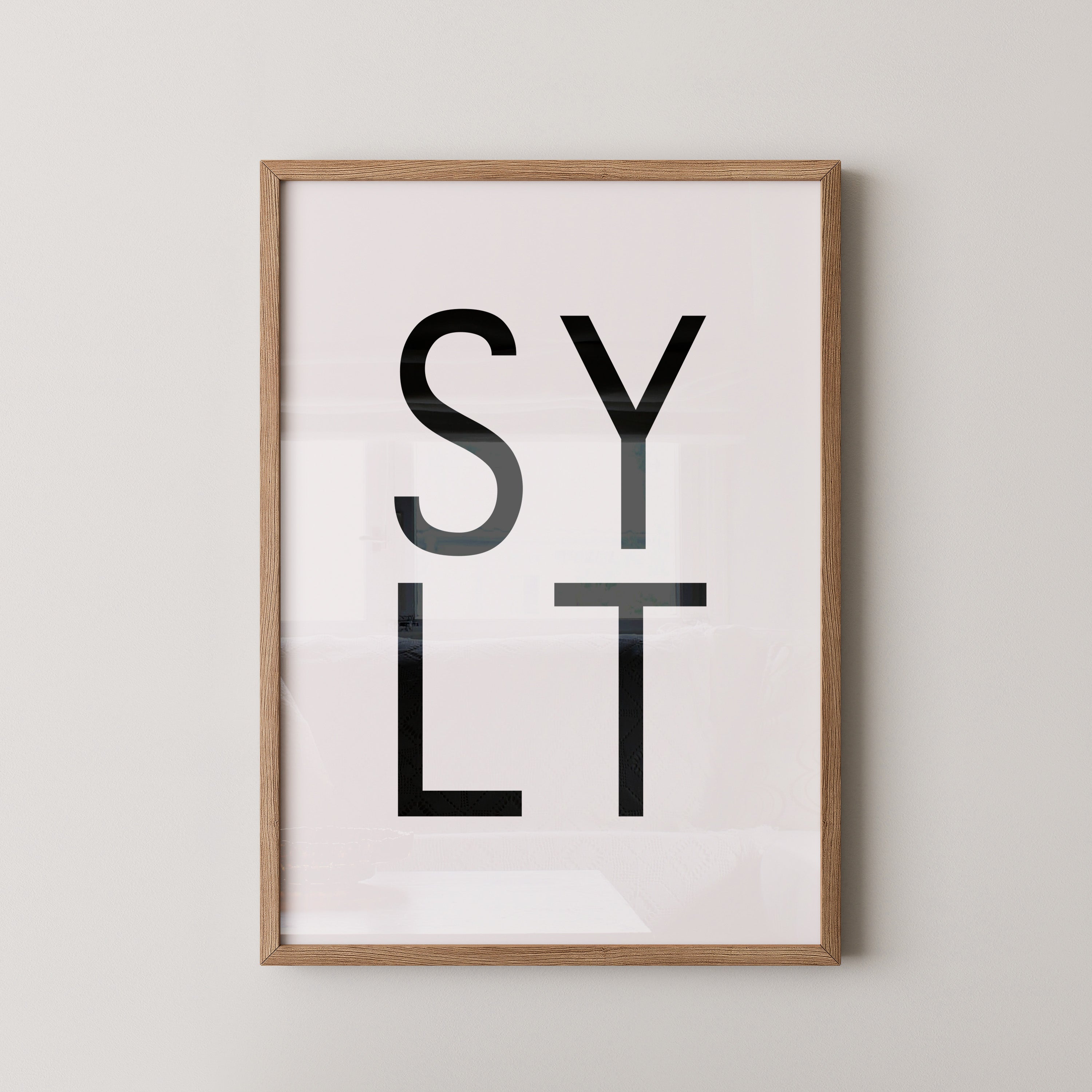 SYLT Typografie minimalistisch