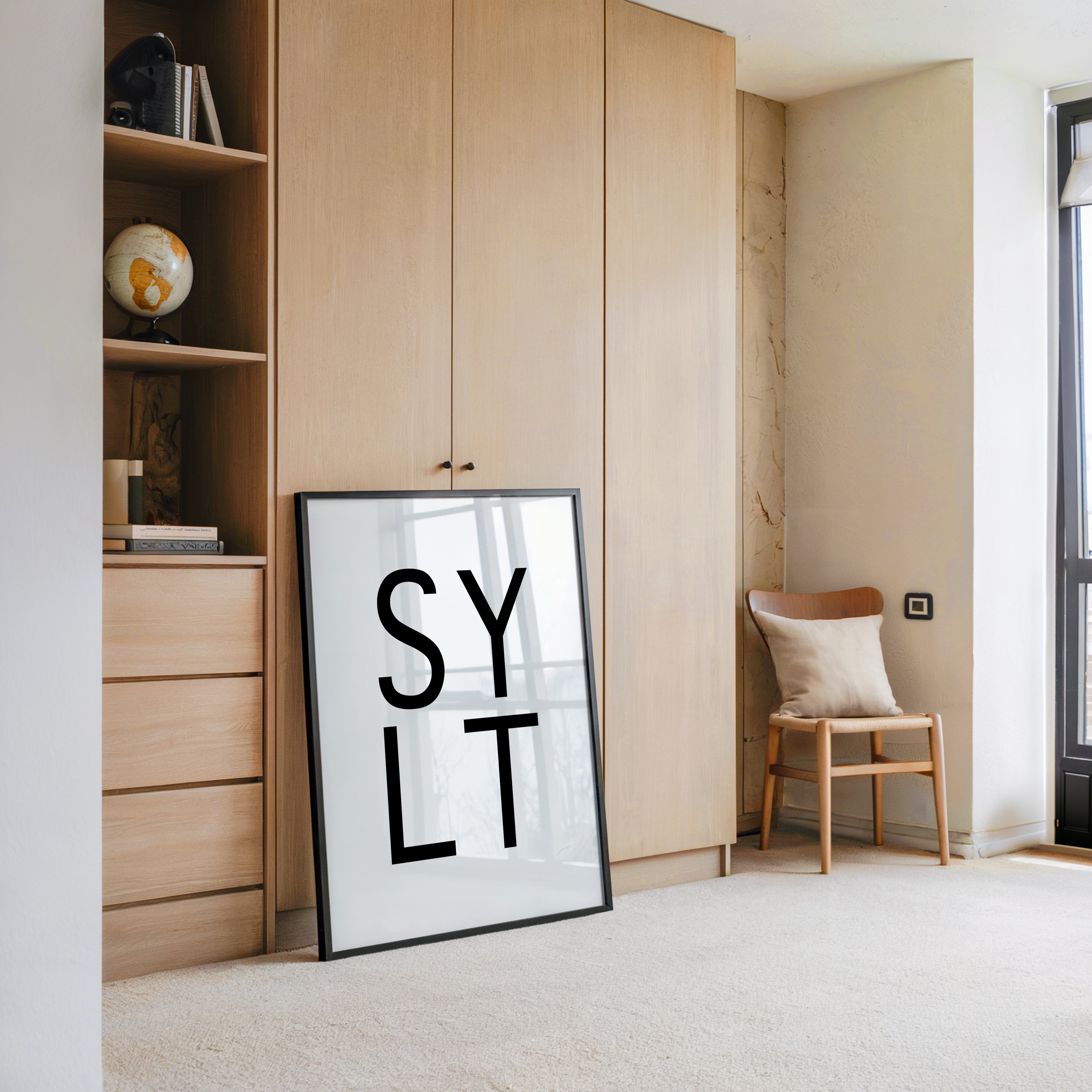 SYLT Typografie minimalistisch