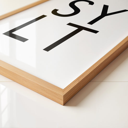 SYLT Typografie minimalistisch