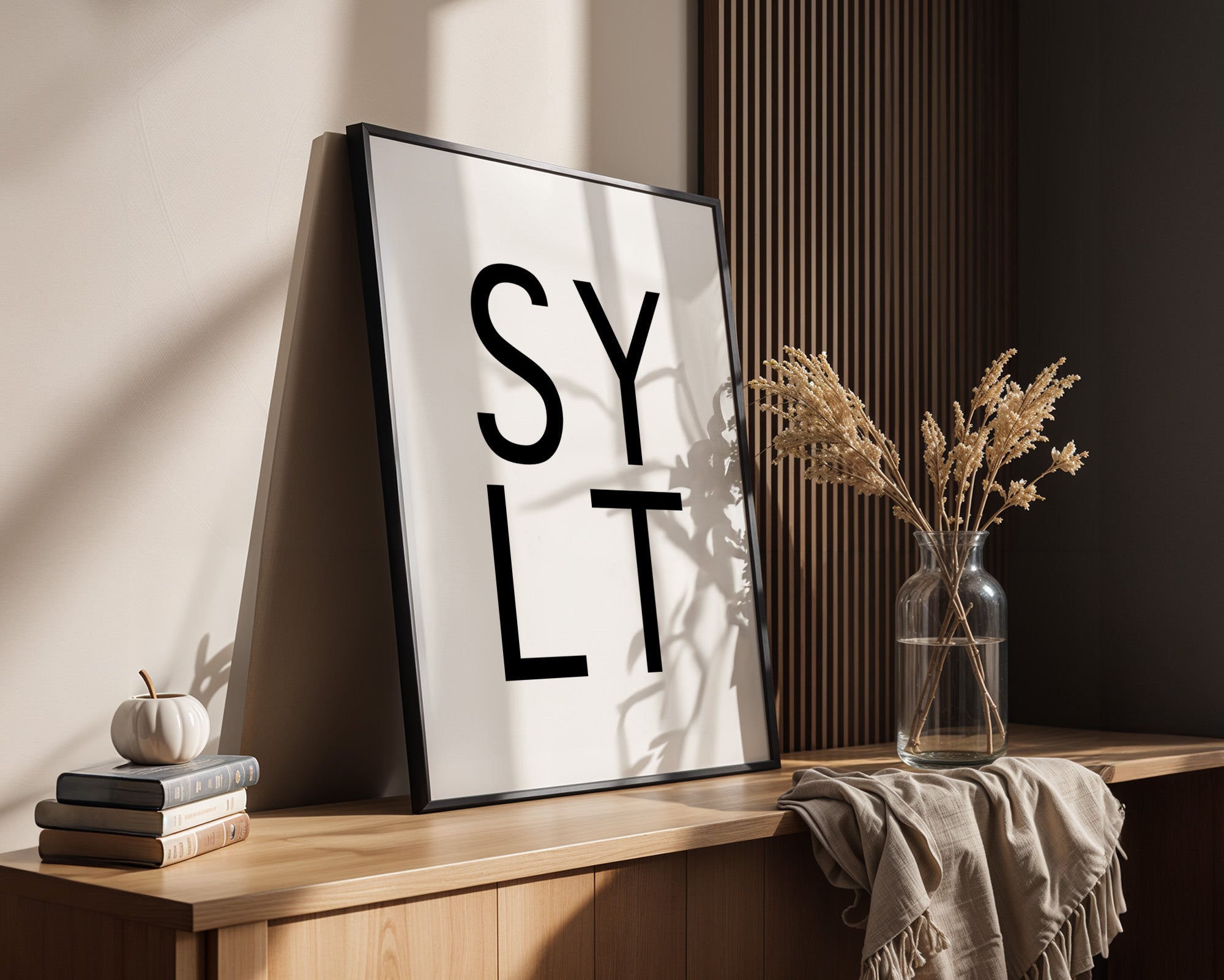 SYLT Typografie minimalistisch