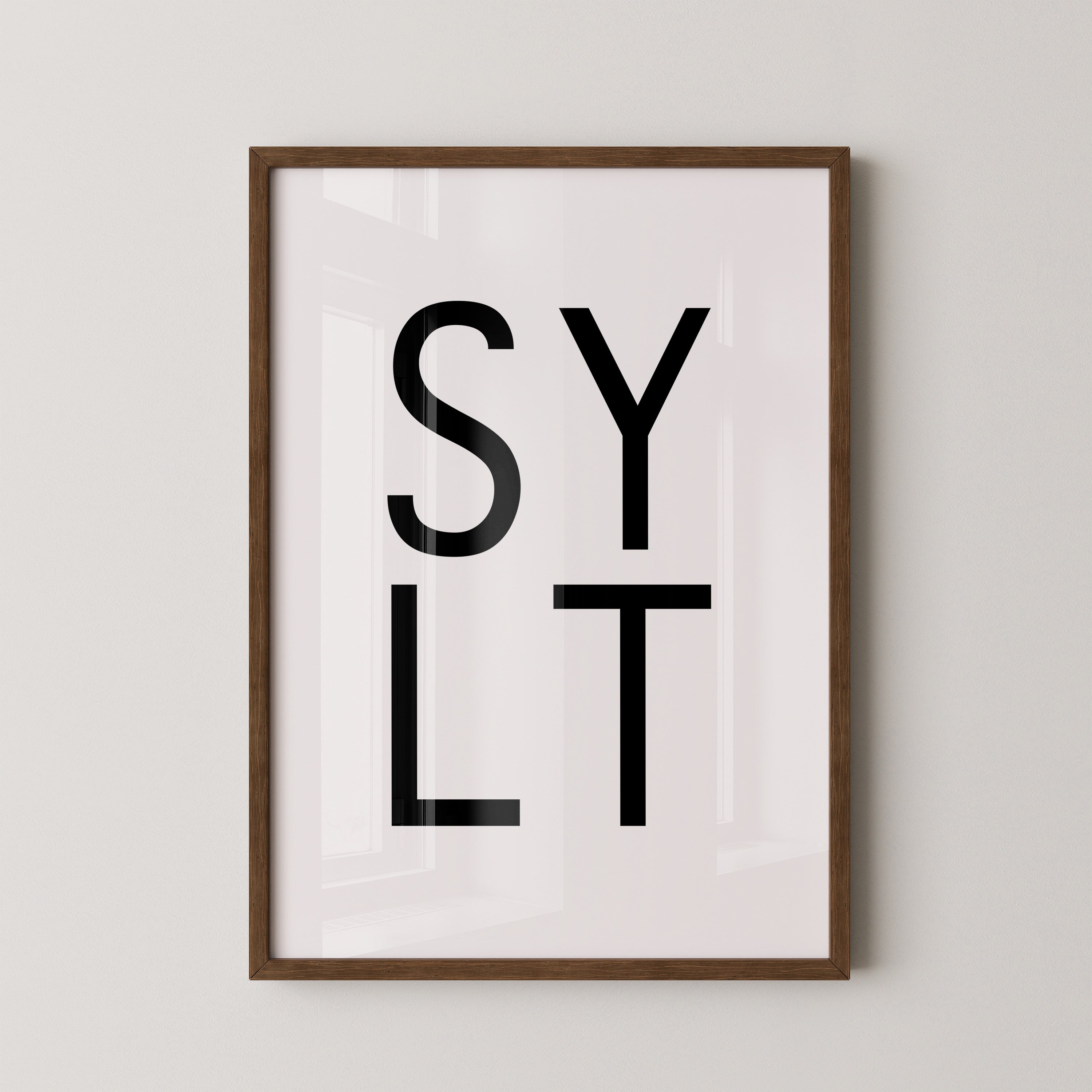 SYLT Typografie minimalistisch