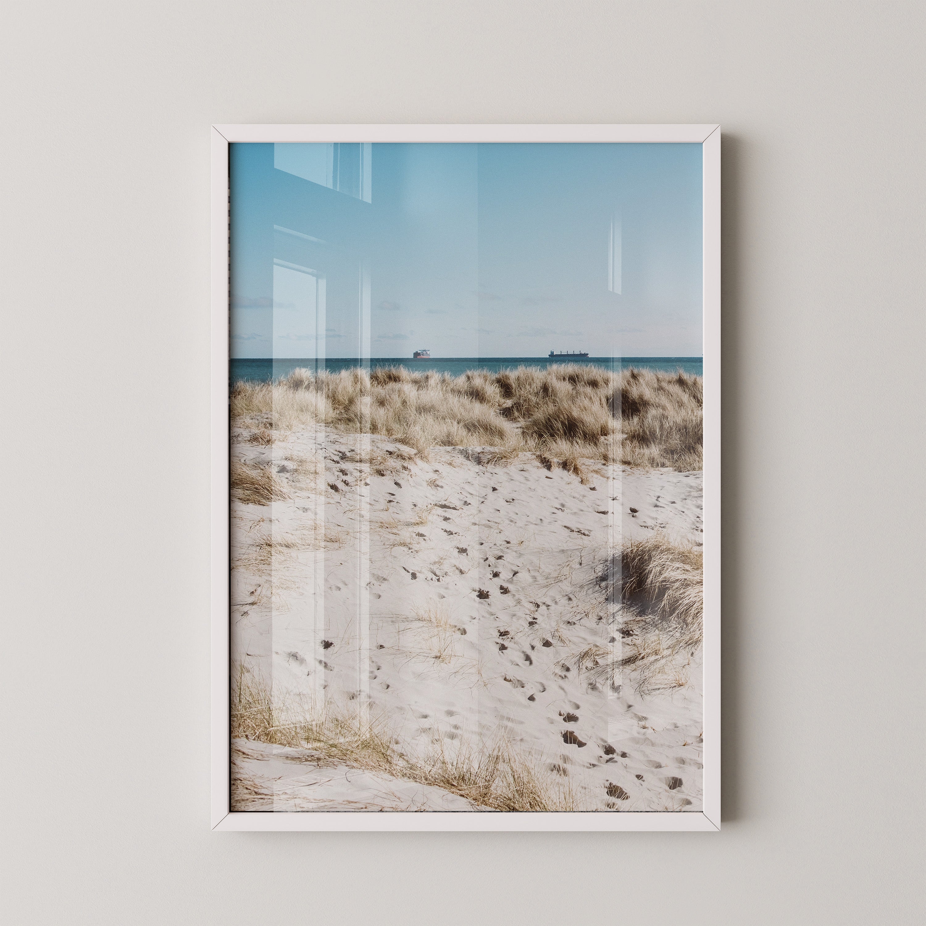 Dünen Meer Himmel klar