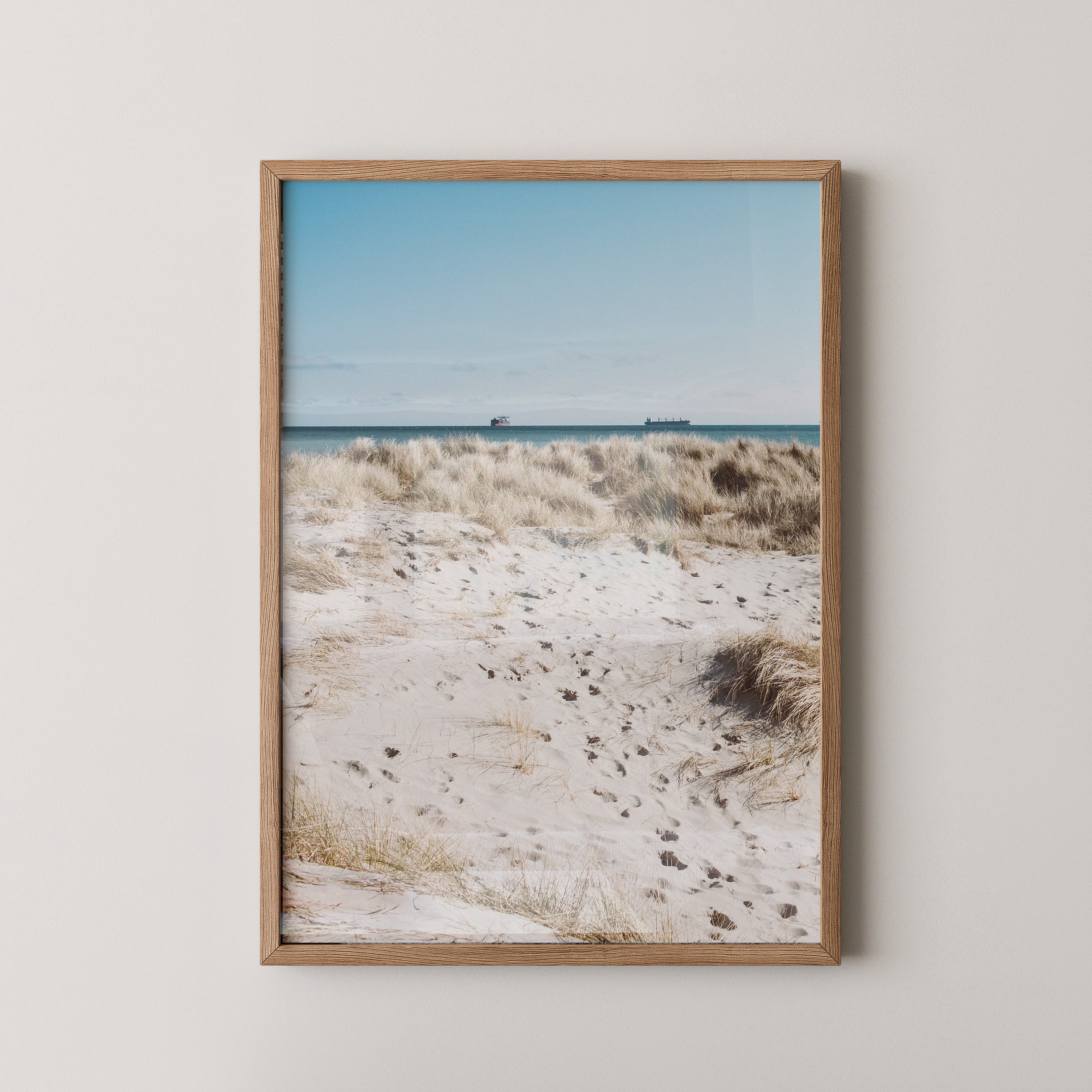 Dünen Meer Himmel klar