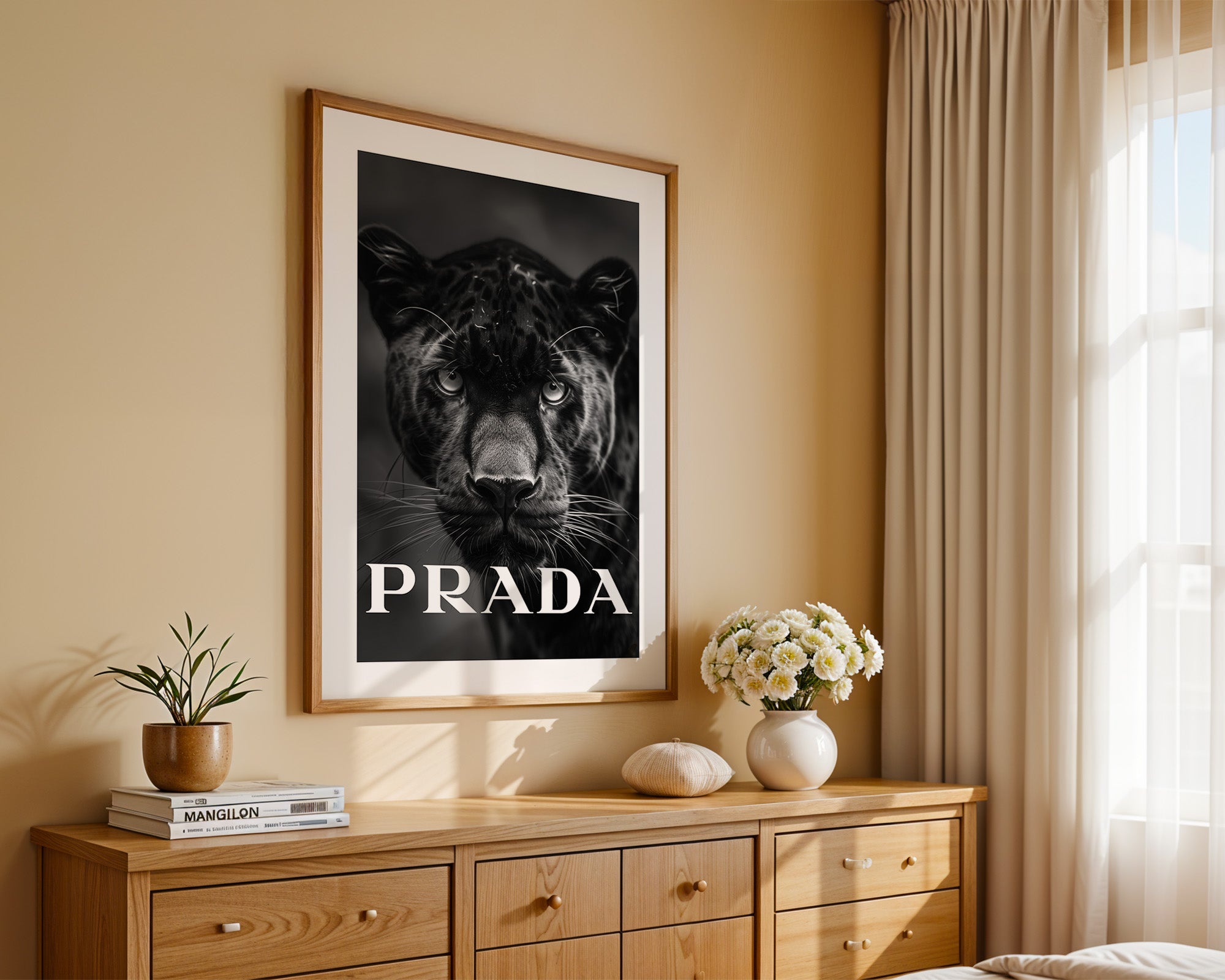 Leopard Nahaufnahme Schwarzweiß