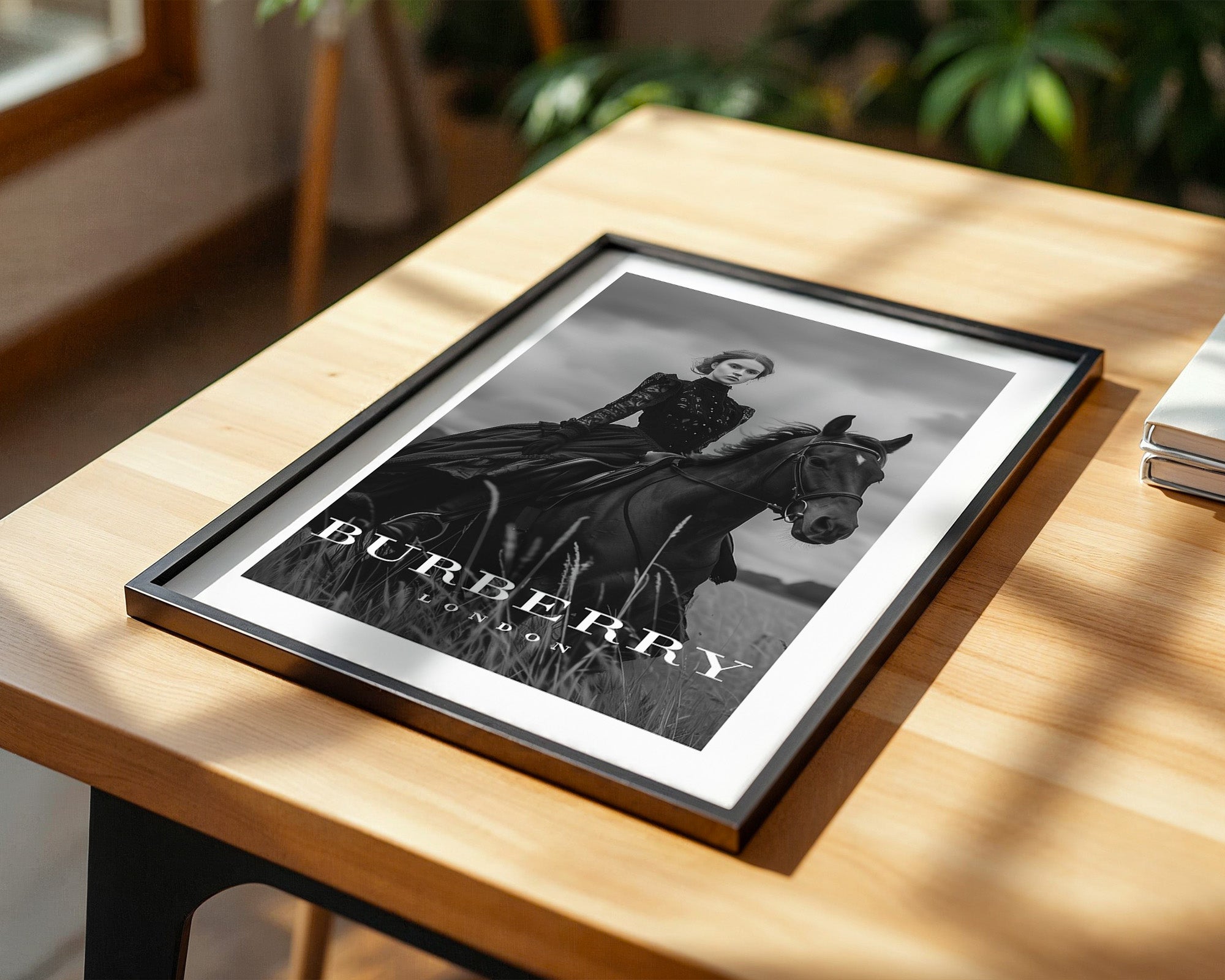 Reiterin Schwarzweiß Noblesse