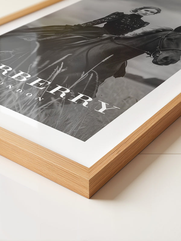 Reiterin Schwarzweiß Noblesse