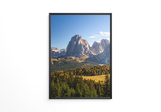 Dolomiten Bergpanorama Herbst