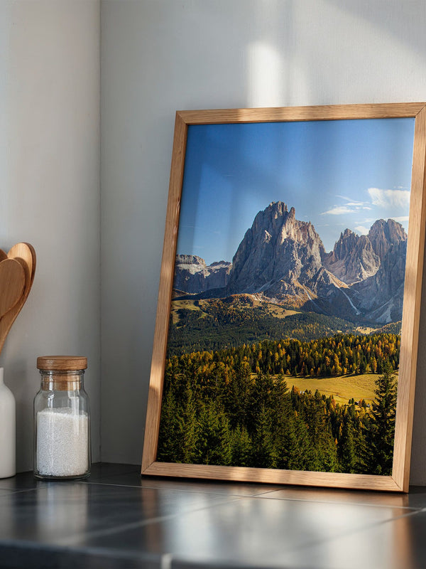 Dolomiten Bergpanorama Herbst