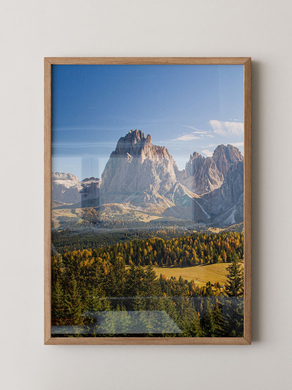 Dolomiten Bergpanorama Herbst