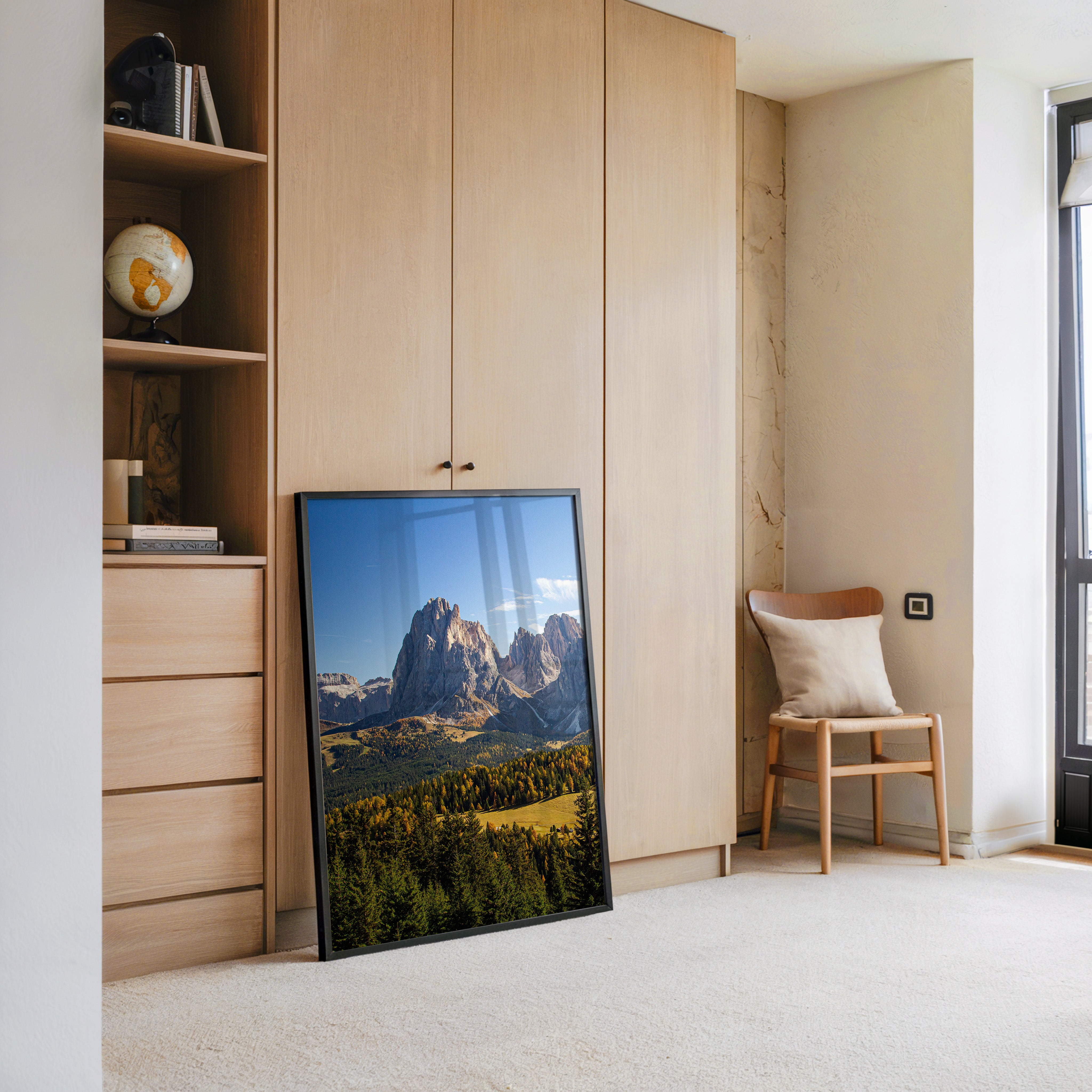 Dolomiten Bergpanorama Herbst