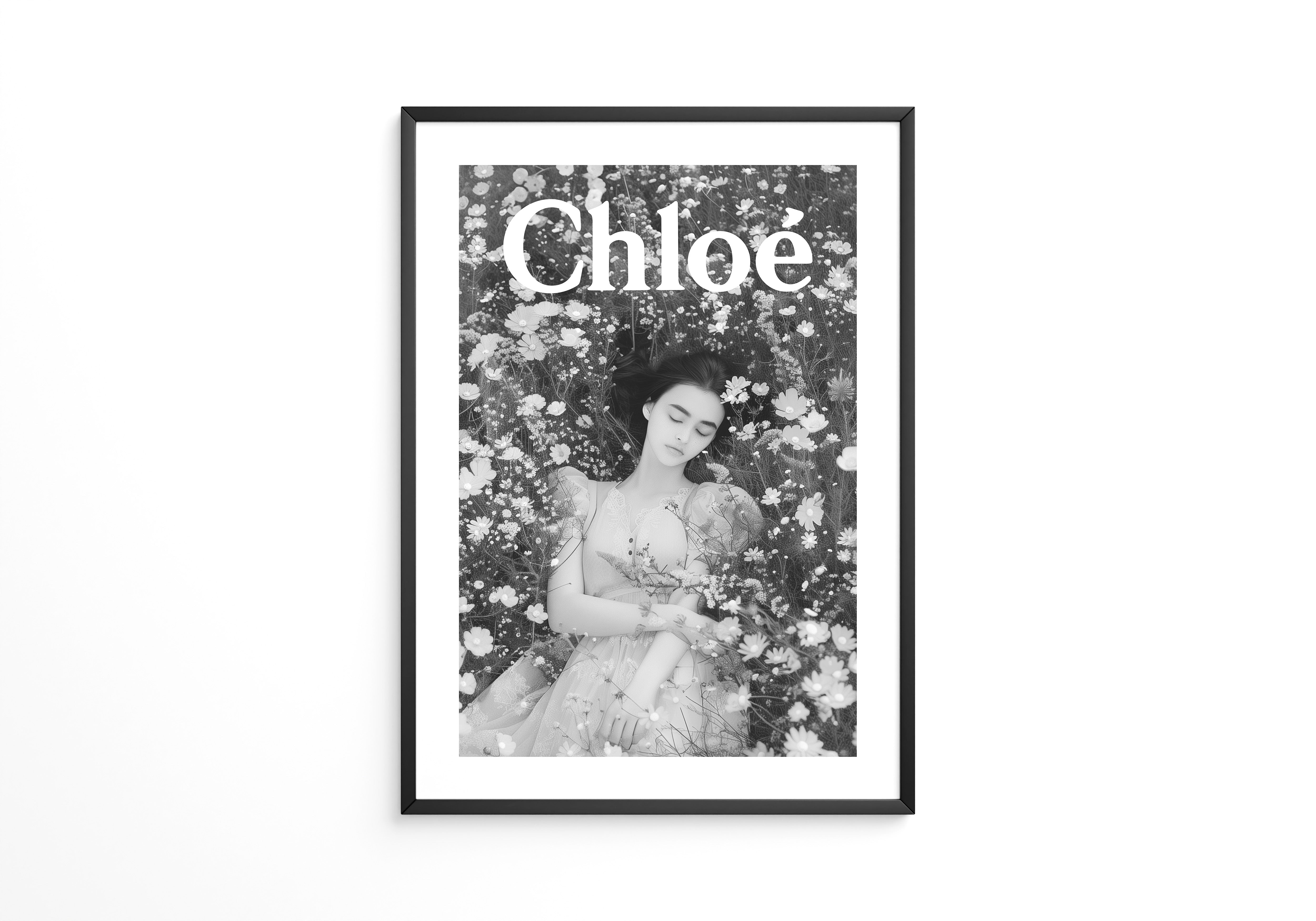 Blumenwiese Traum S/W