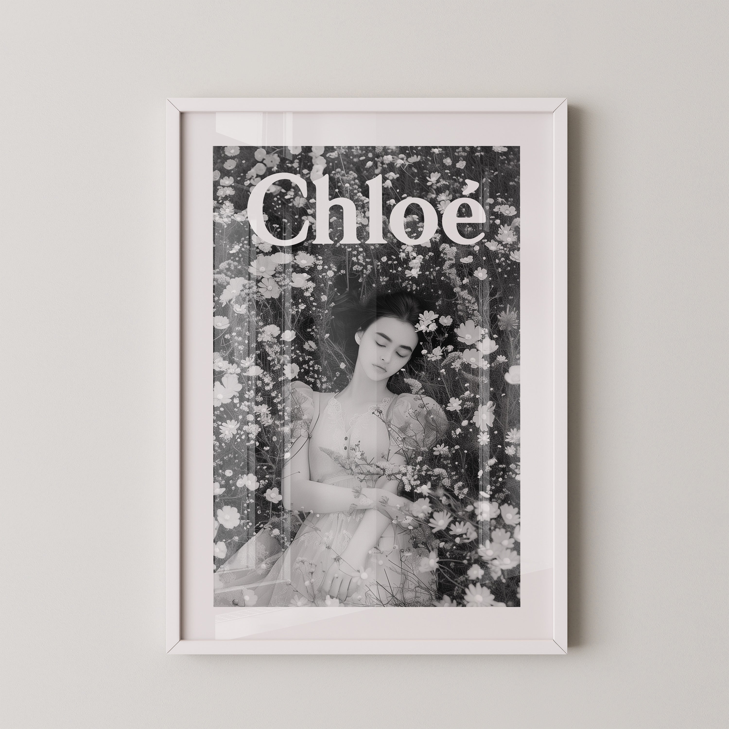 Blumenwiese Traum S/W