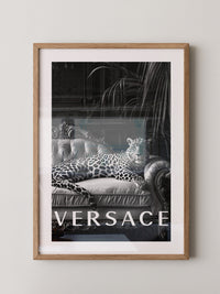 Leopard Sofa Schwarzweiß