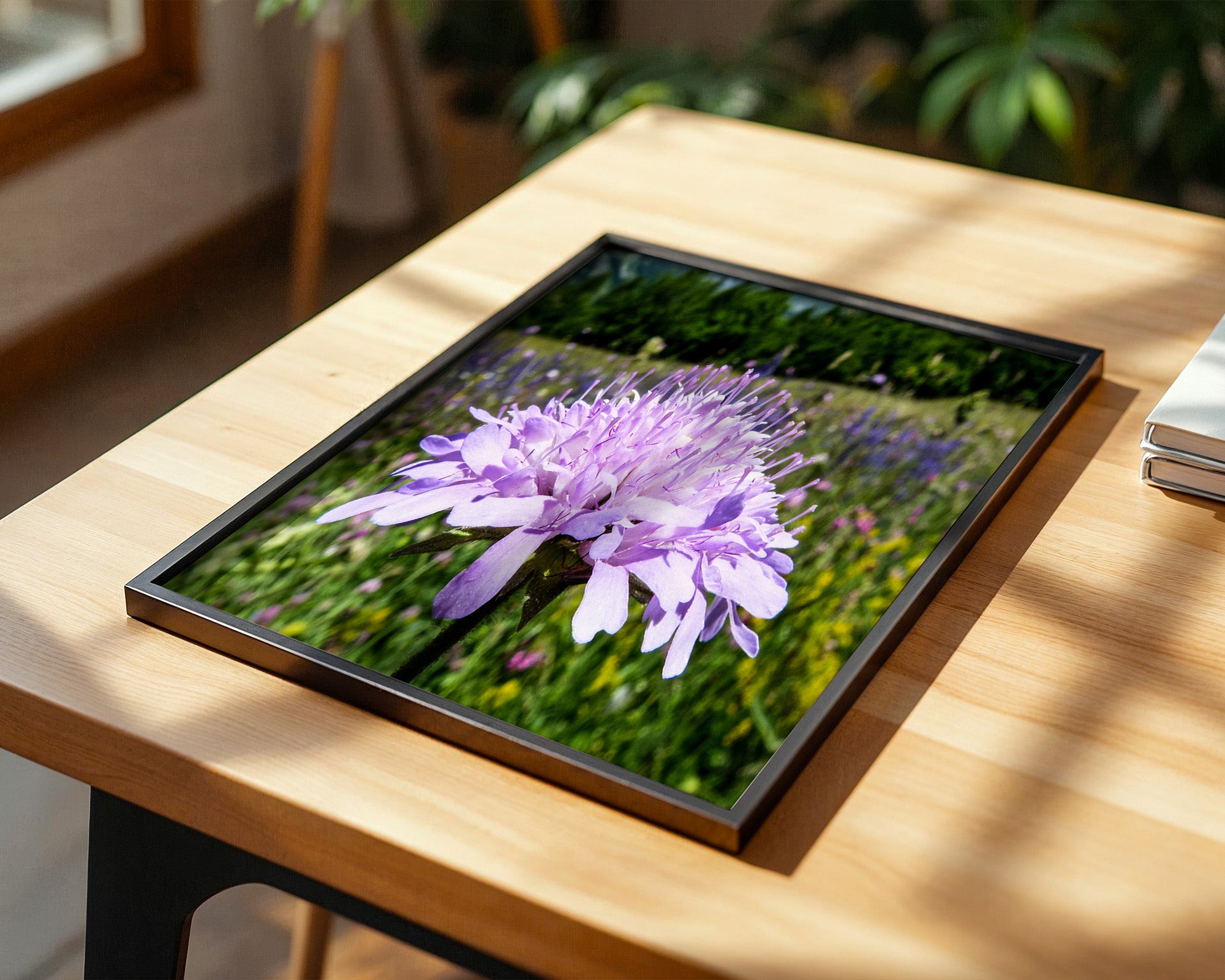 Lila Blume Nahaufnahme