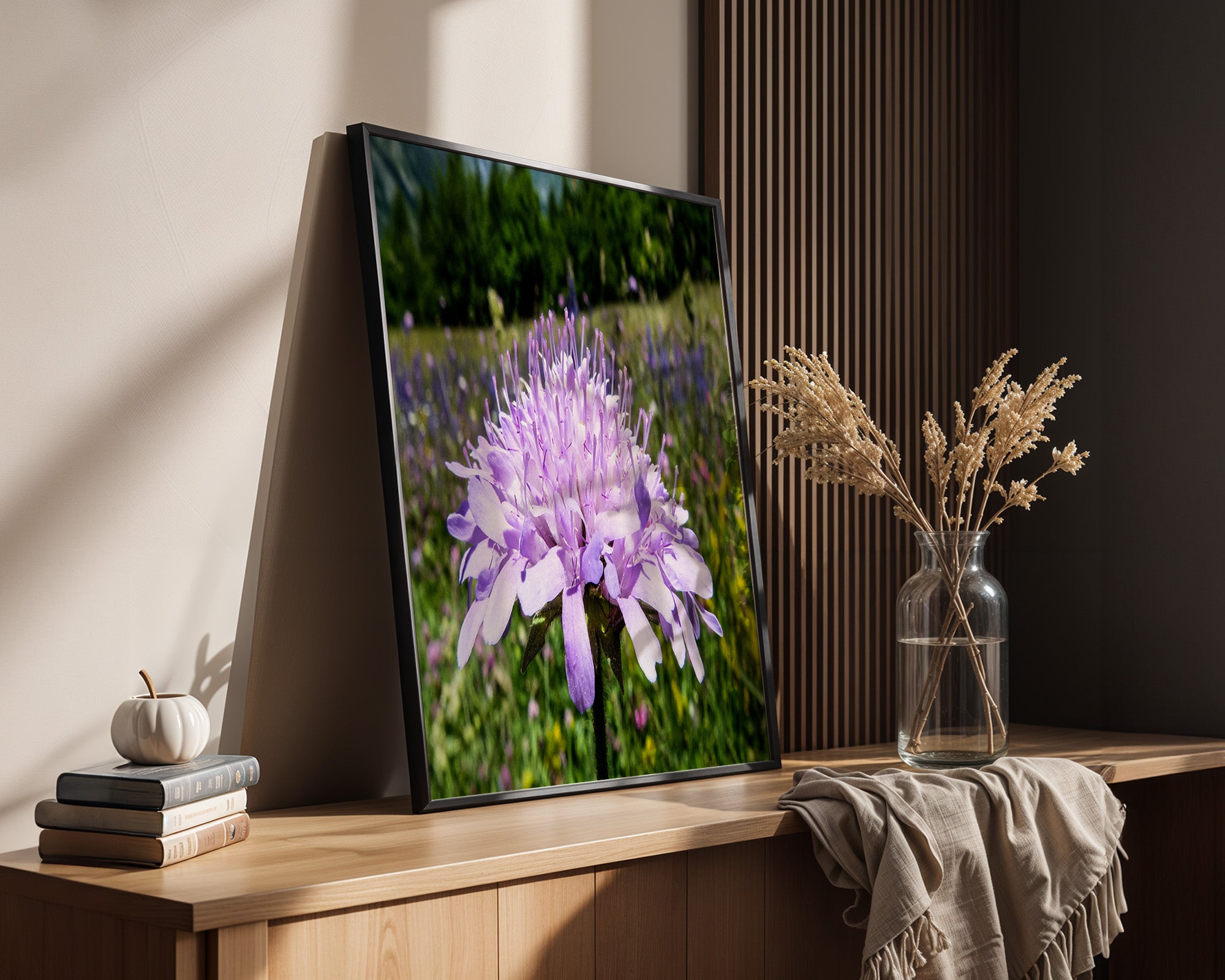 Lila Blume Nahaufnahme