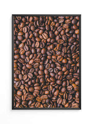 Kaffeebohnen Nahaufnahme