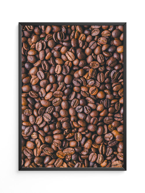 Kaffeebohnen Nahaufnahme