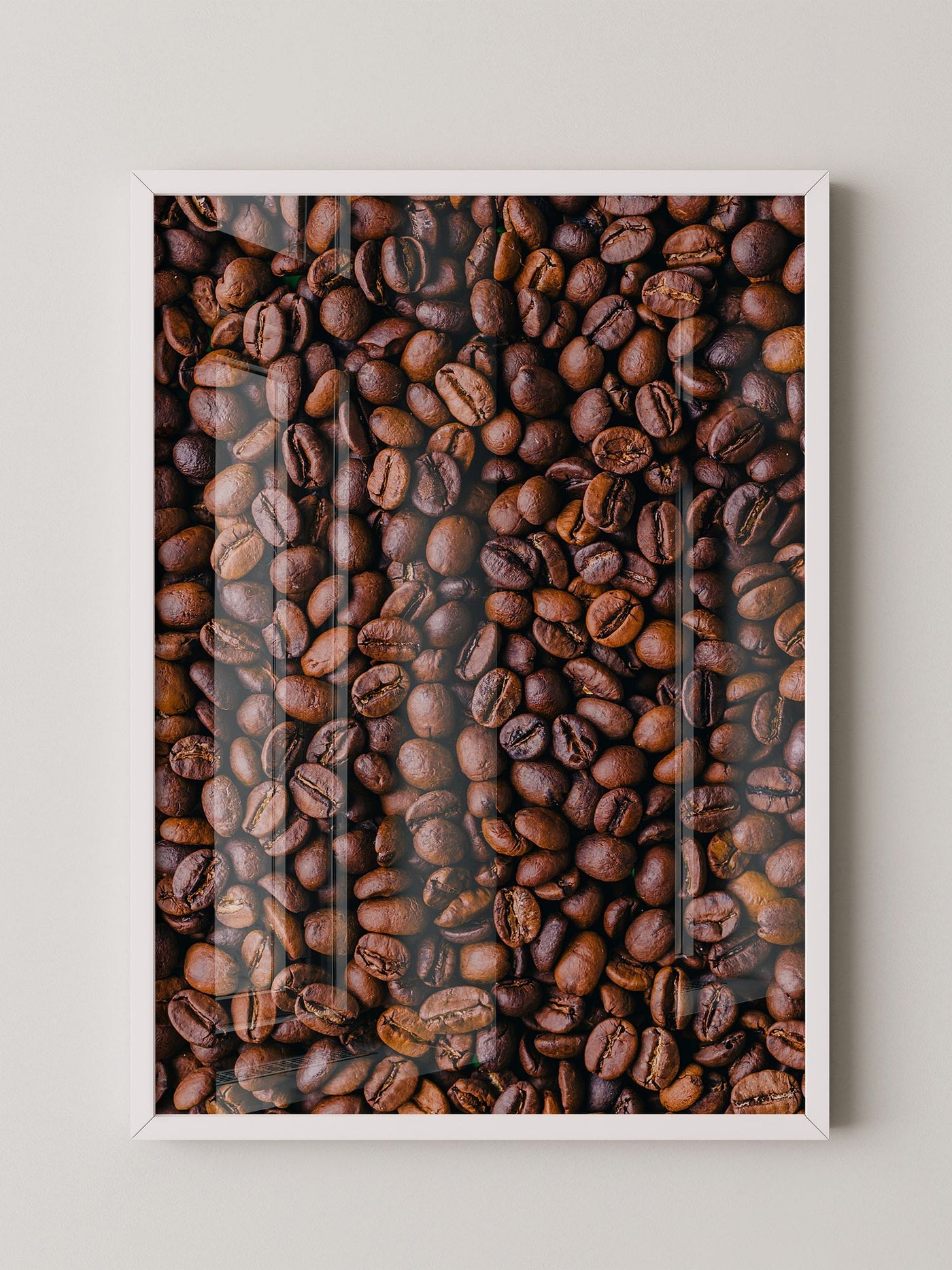 Kaffeebohnen Nahaufnahme