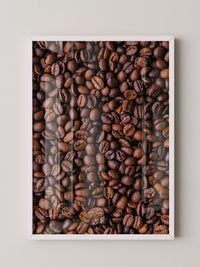 Kaffeebohnen Nahaufnahme