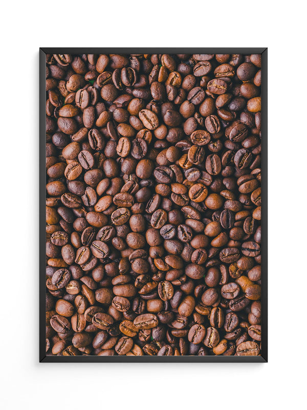 Kaffeebohnen Nahaufnahme