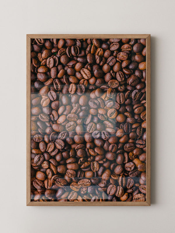 Kaffeebohnen Nahaufnahme