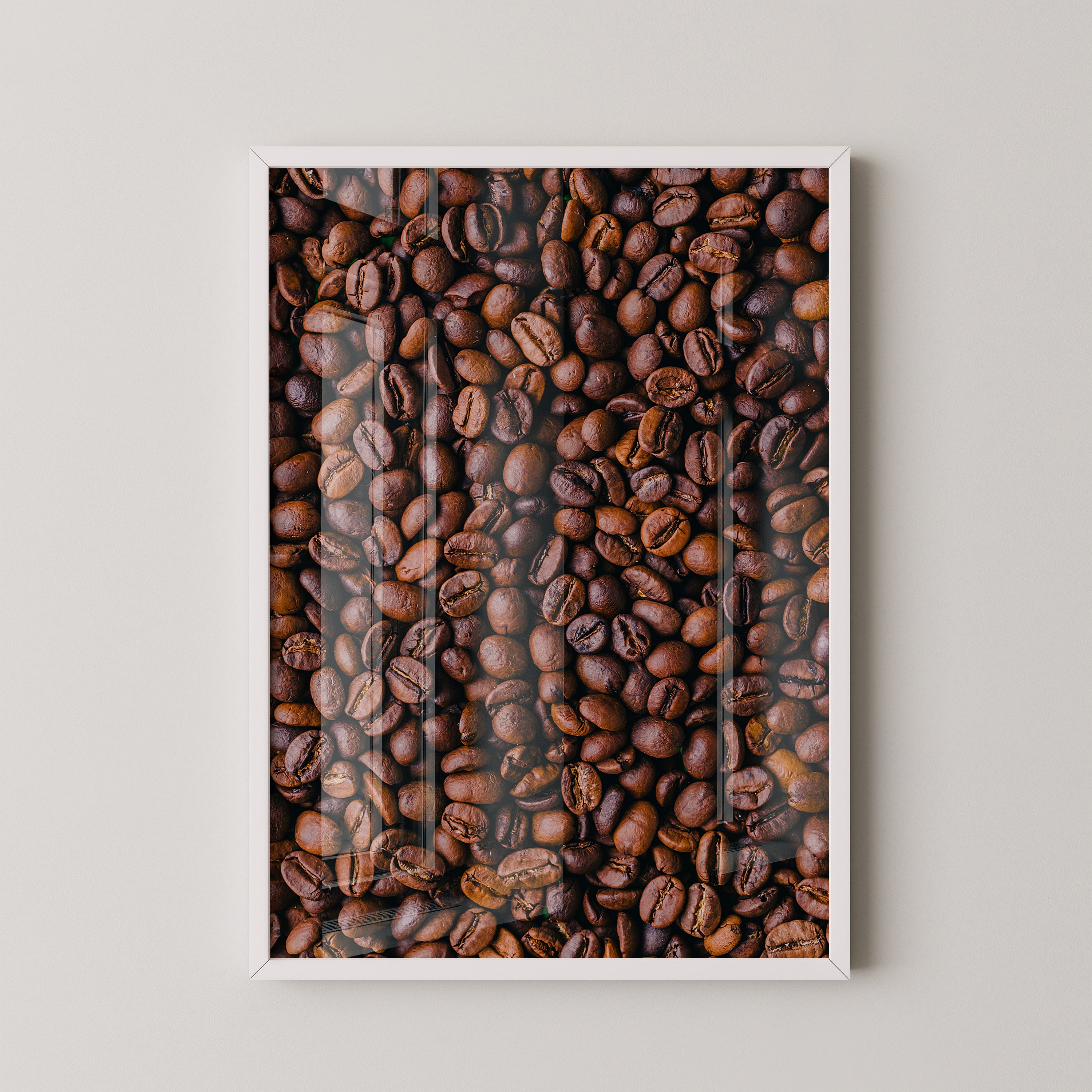 Kaffeebohnen Nahaufnahme