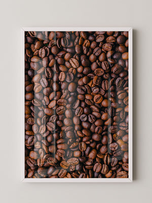 Kaffeebohnen Nahaufnahme