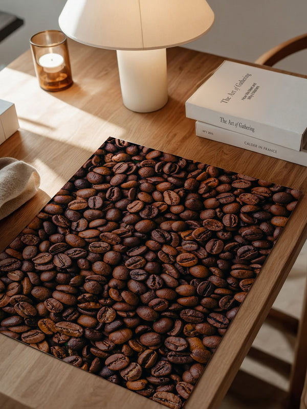 Kaffeebohnen Nahaufnahme