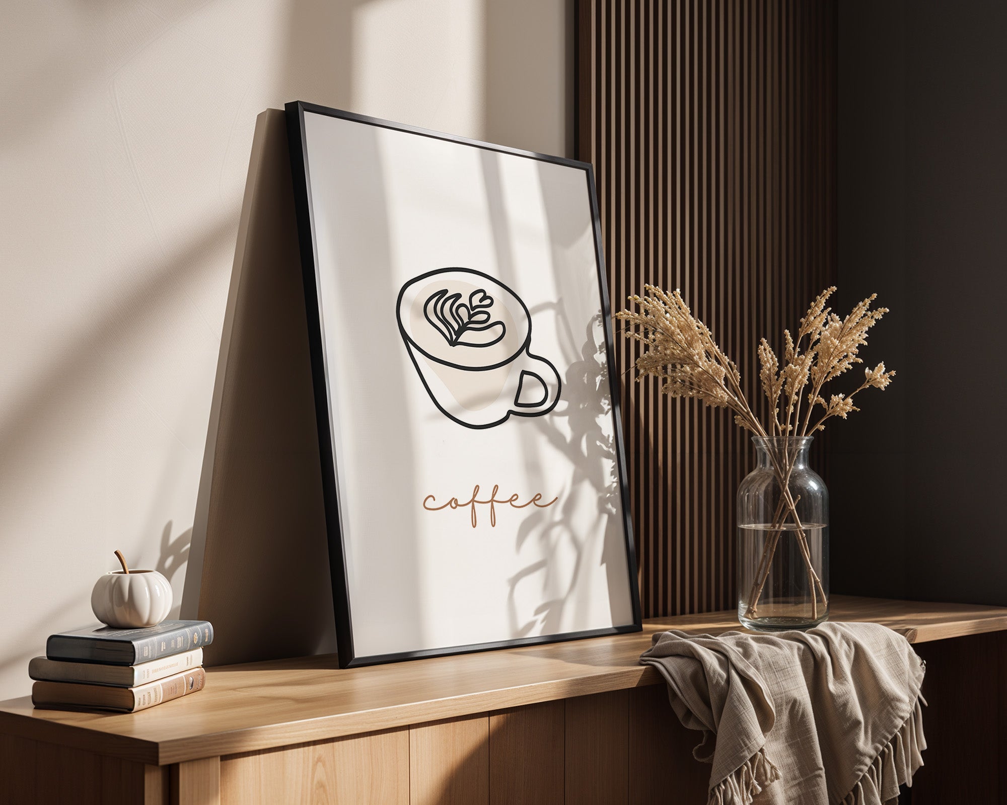 Cappuccino Tasse Minimalistisch