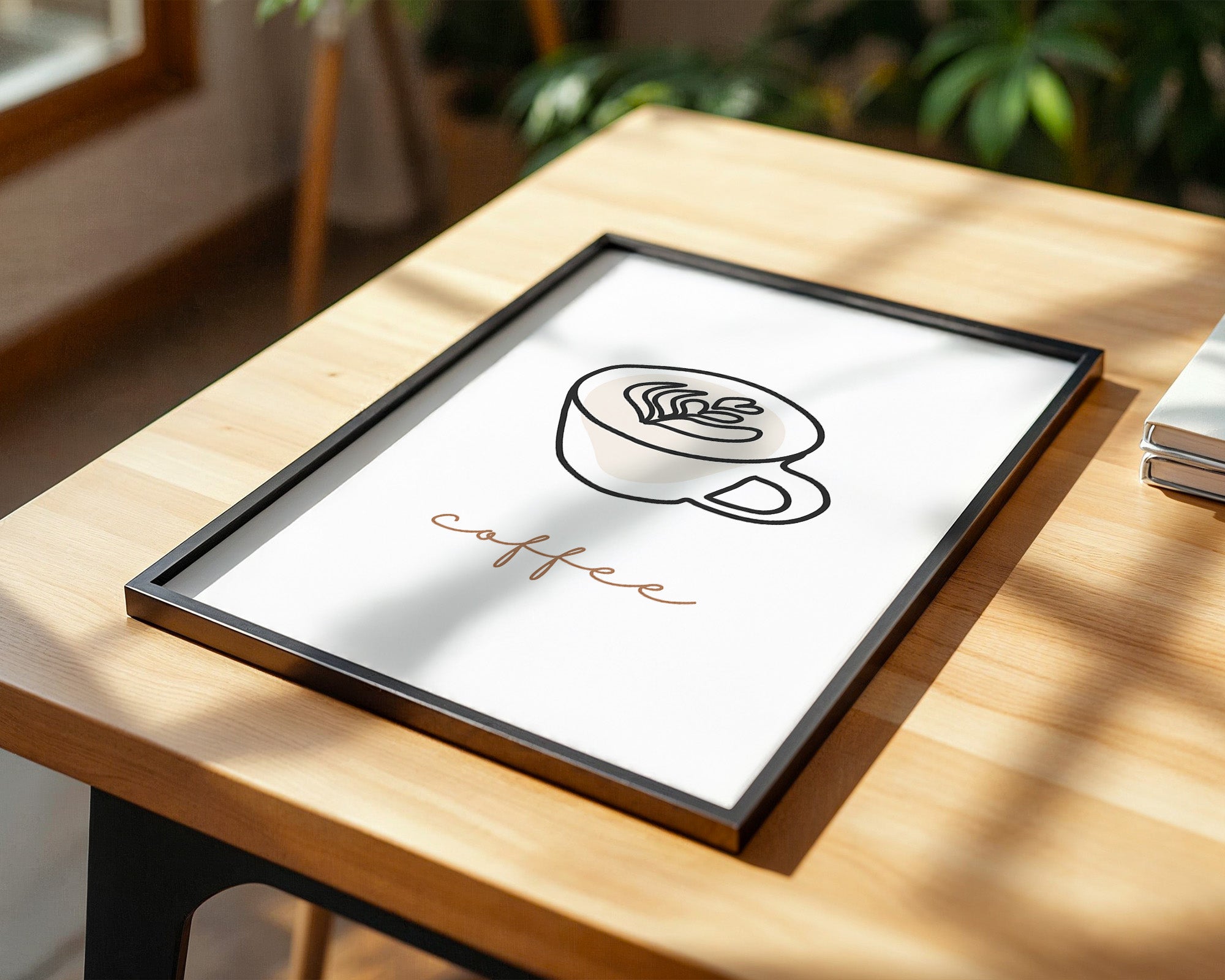 Cappuccino Tasse Minimalistisch