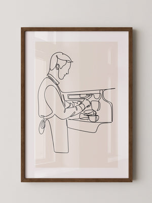 Barista Kontur elegant