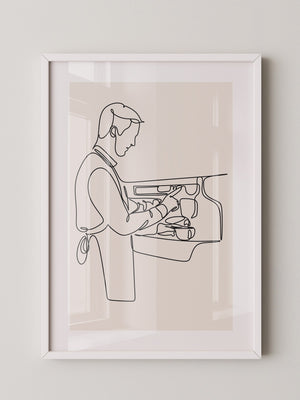 Barista Kontur elegant