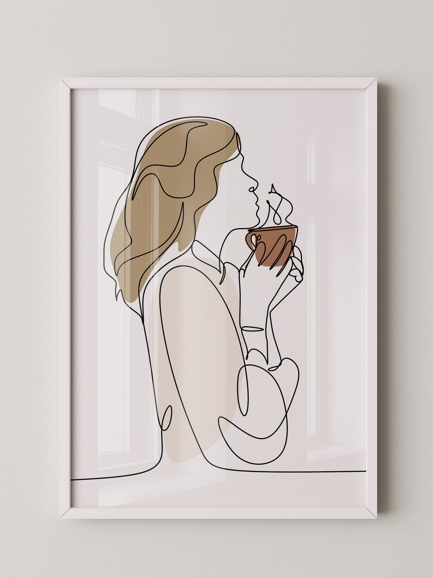 Kaffeegenuss Linie Minimalistisch