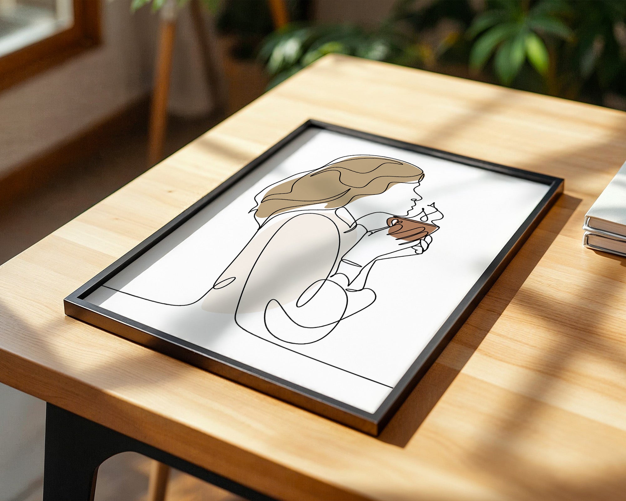 Kaffeegenuss Linie Minimalistisch