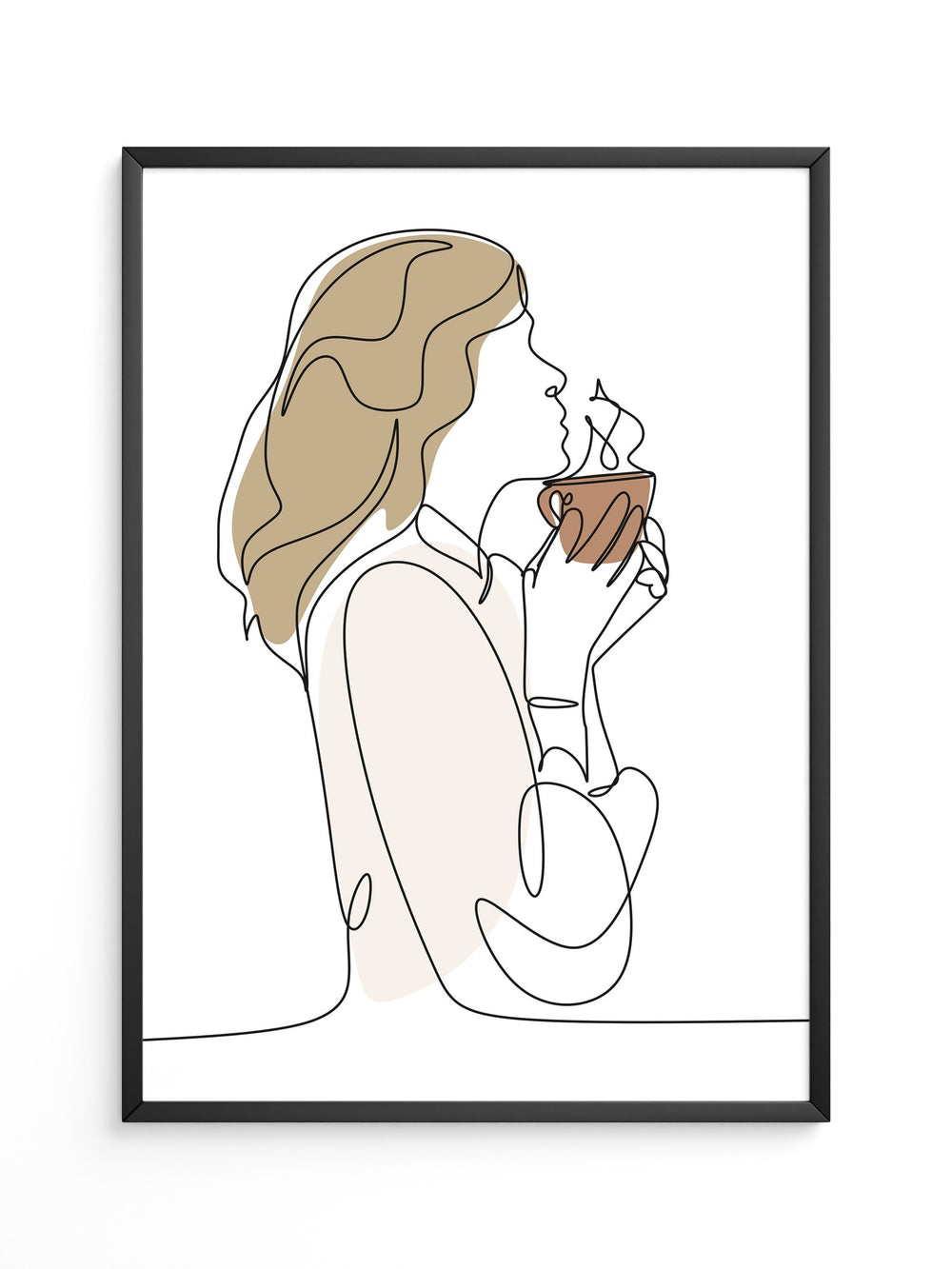 Kaffeegenuss Linie Minimalistisch