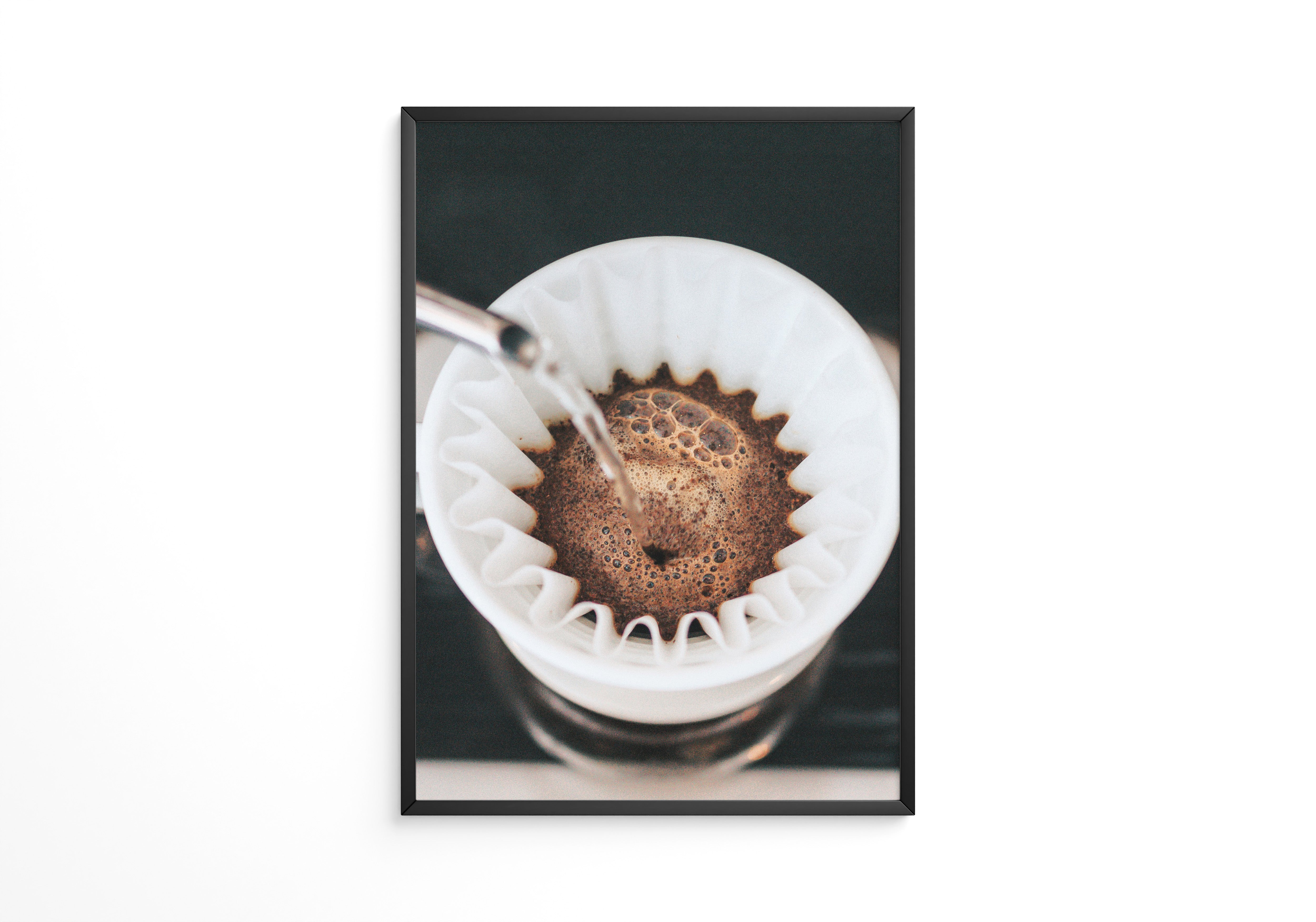 Kaffeefilter Nahaufnahme Gießen