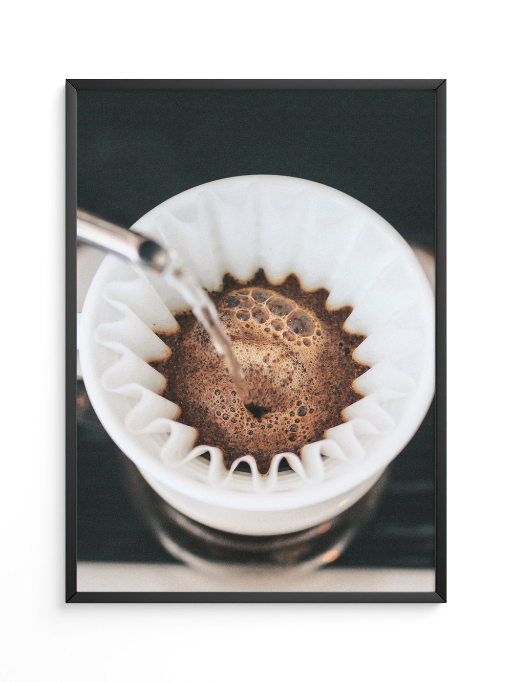 Kaffeefilter Nahaufnahme Gießen