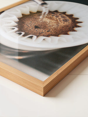Kaffeefilter Nahaufnahme Gießen