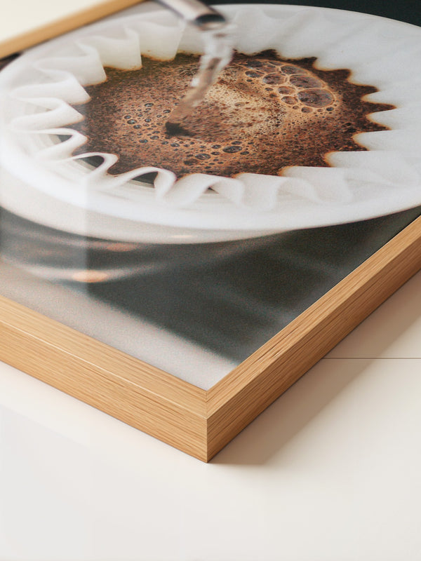 Kaffeefilter Nahaufnahme Gießen