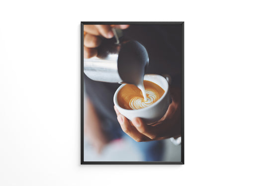 Latte Art Handwerk Dynamik