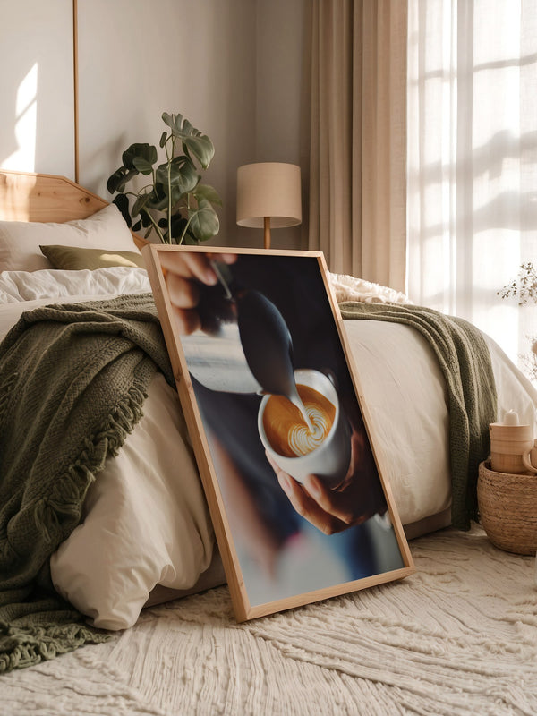 Latte Art Handwerk Dynamik