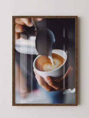 Latte Art Handwerk Dynamik