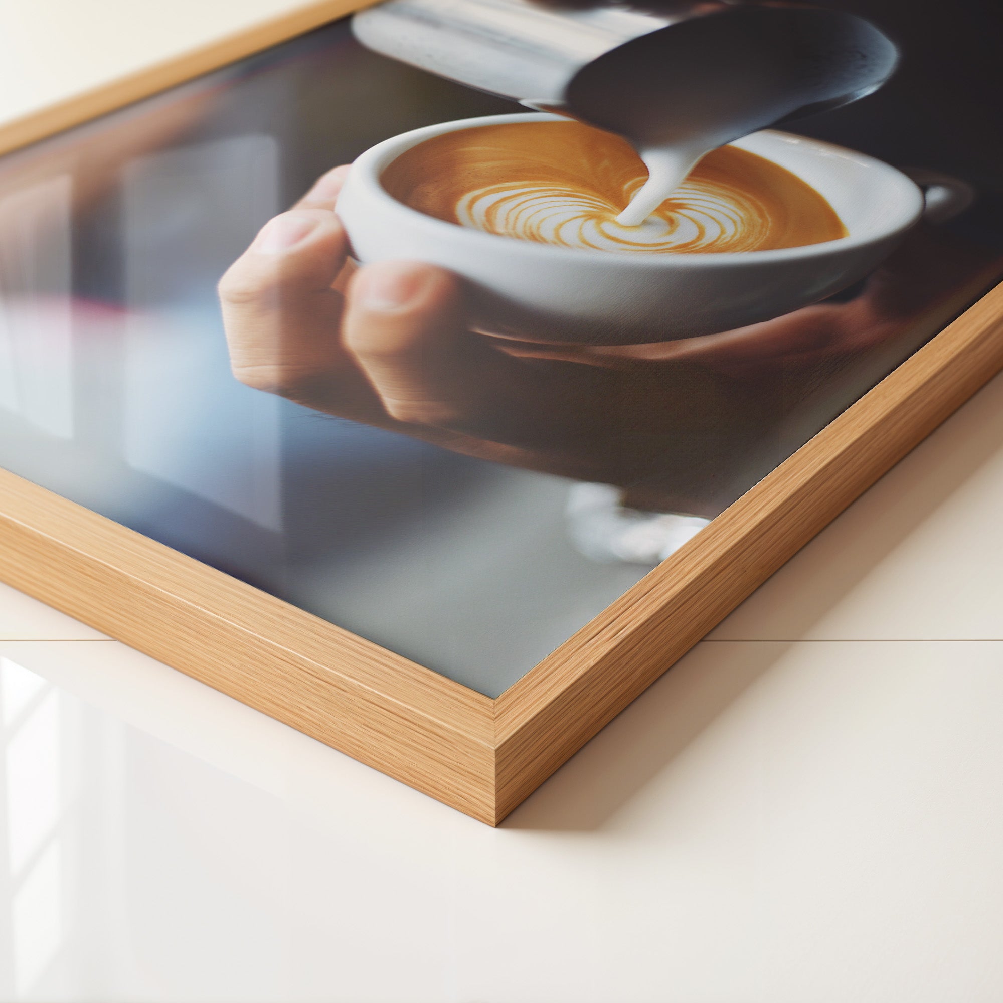 Latte Art Handwerk Dynamik