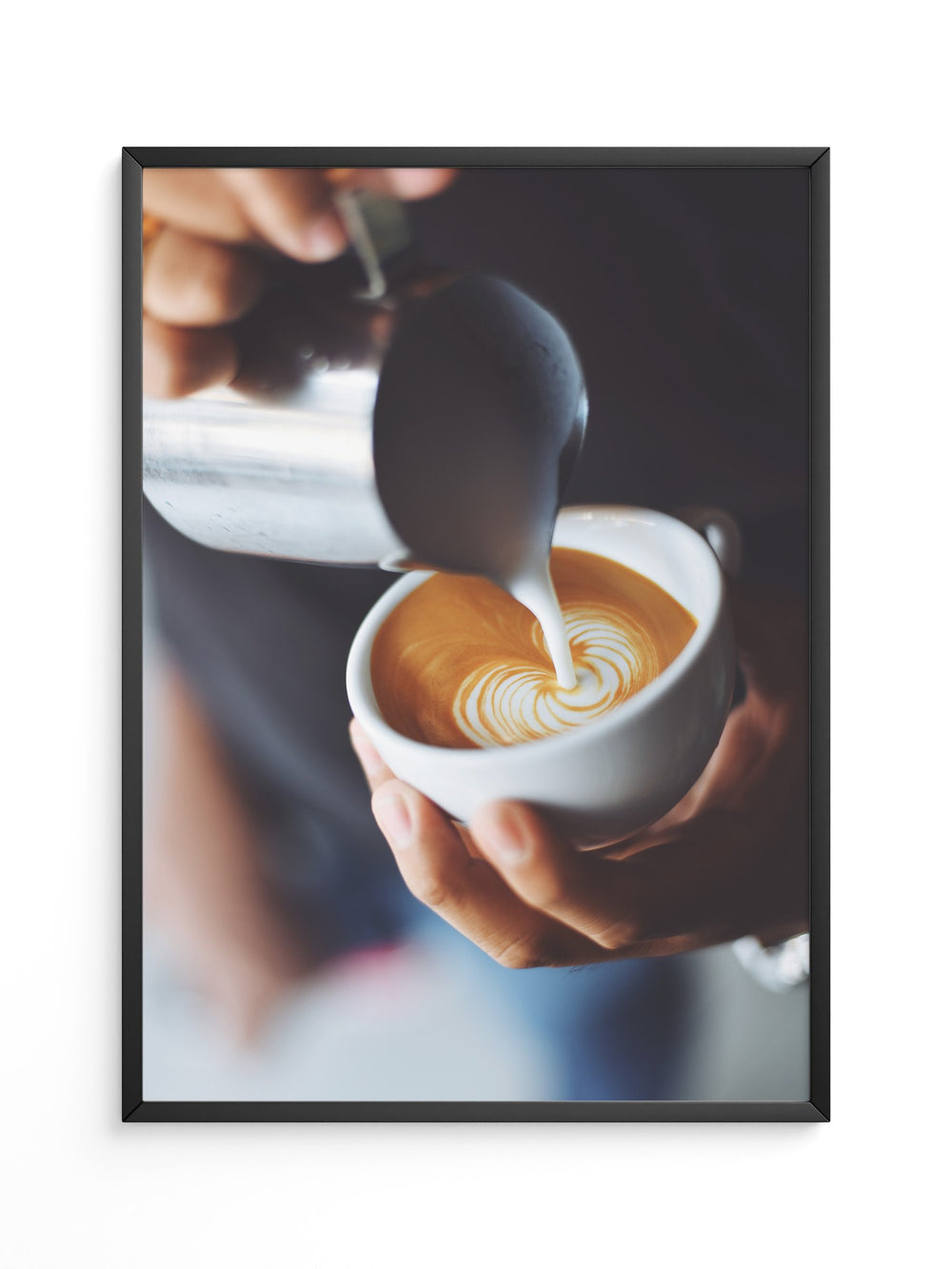 Latte Art Handwerk Dynamik
