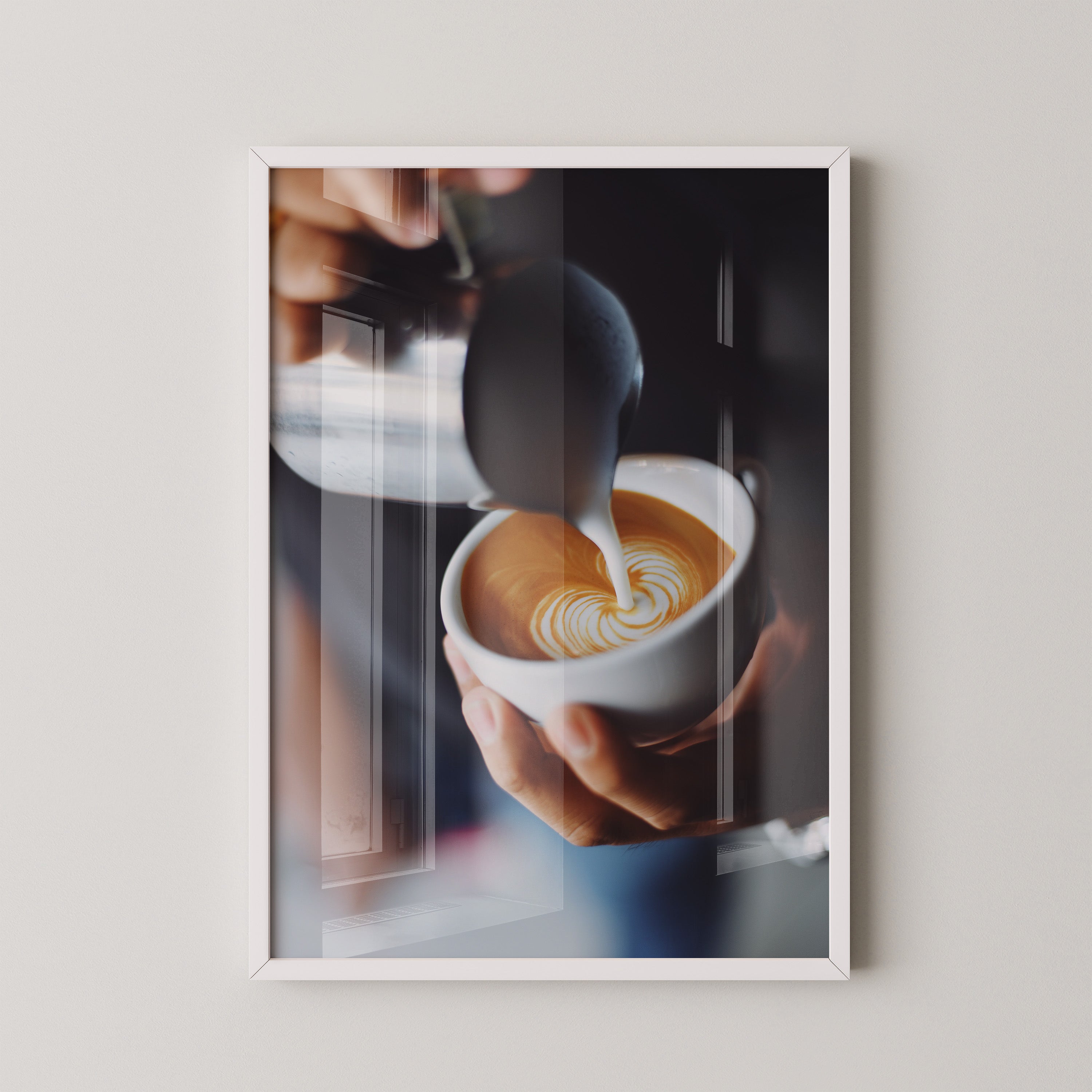 Latte Art Handwerk Dynamik