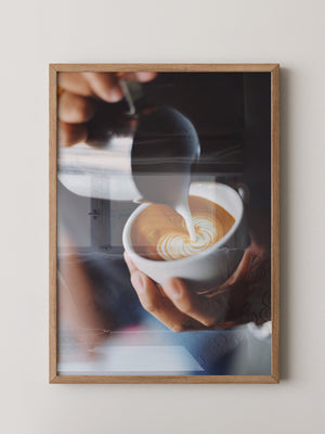 Latte Art Handwerk Dynamik