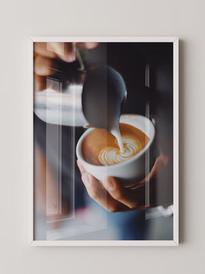Latte Art Handwerk Dynamik