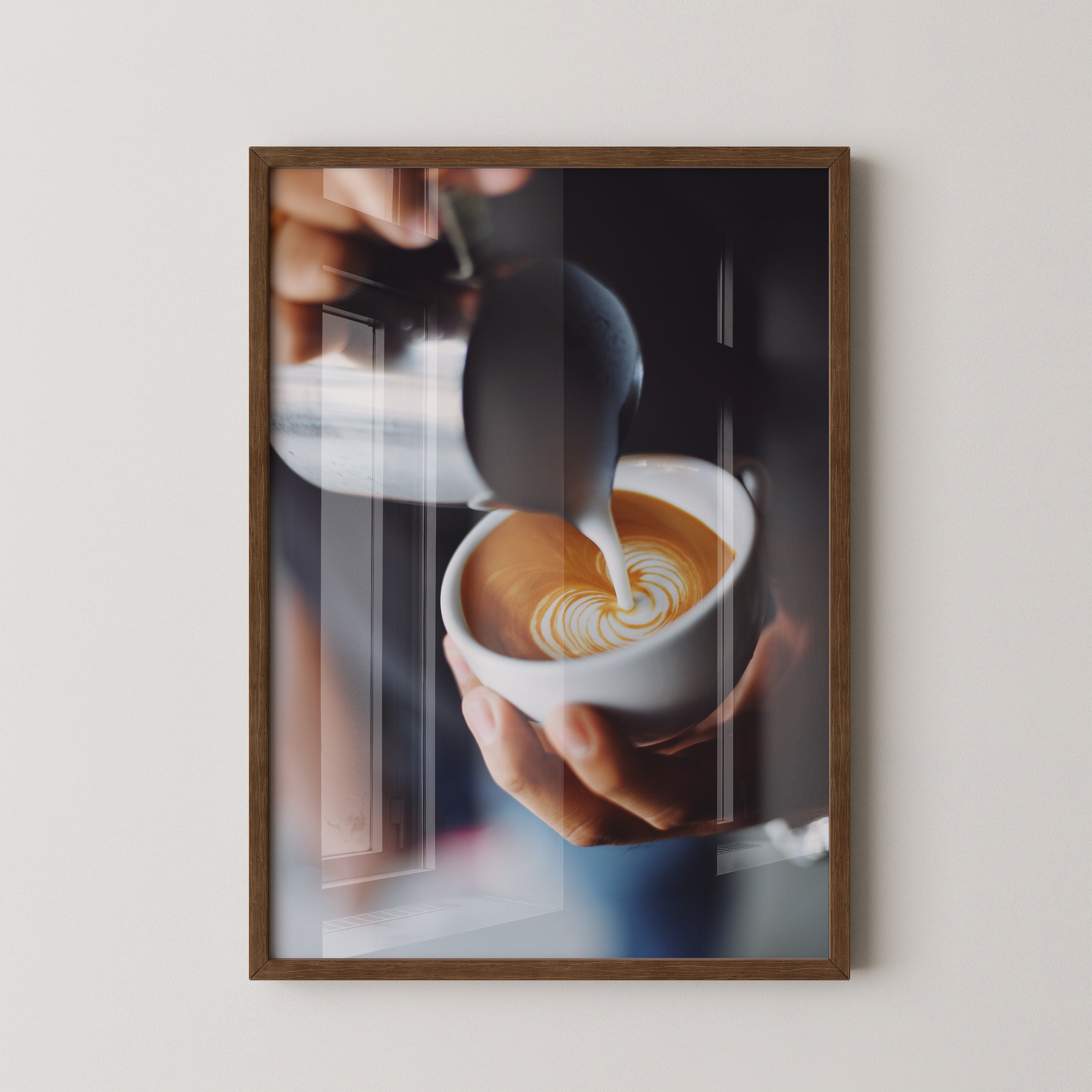 Latte Art Handwerk Dynamik